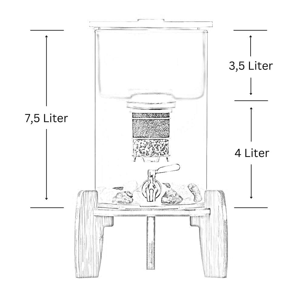 lotus vita kiara wasserspender 4l skizze literangaben