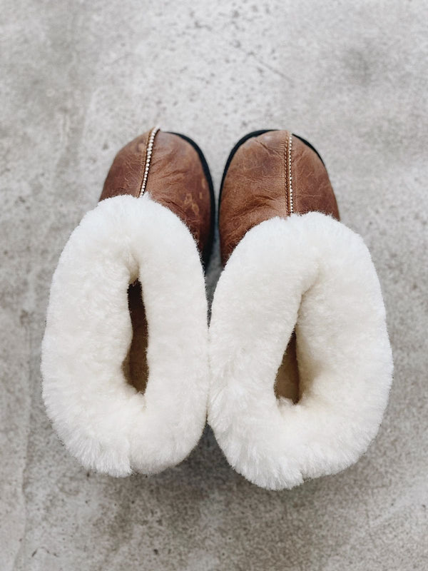 Faber Sheepkin Slippers | Brown