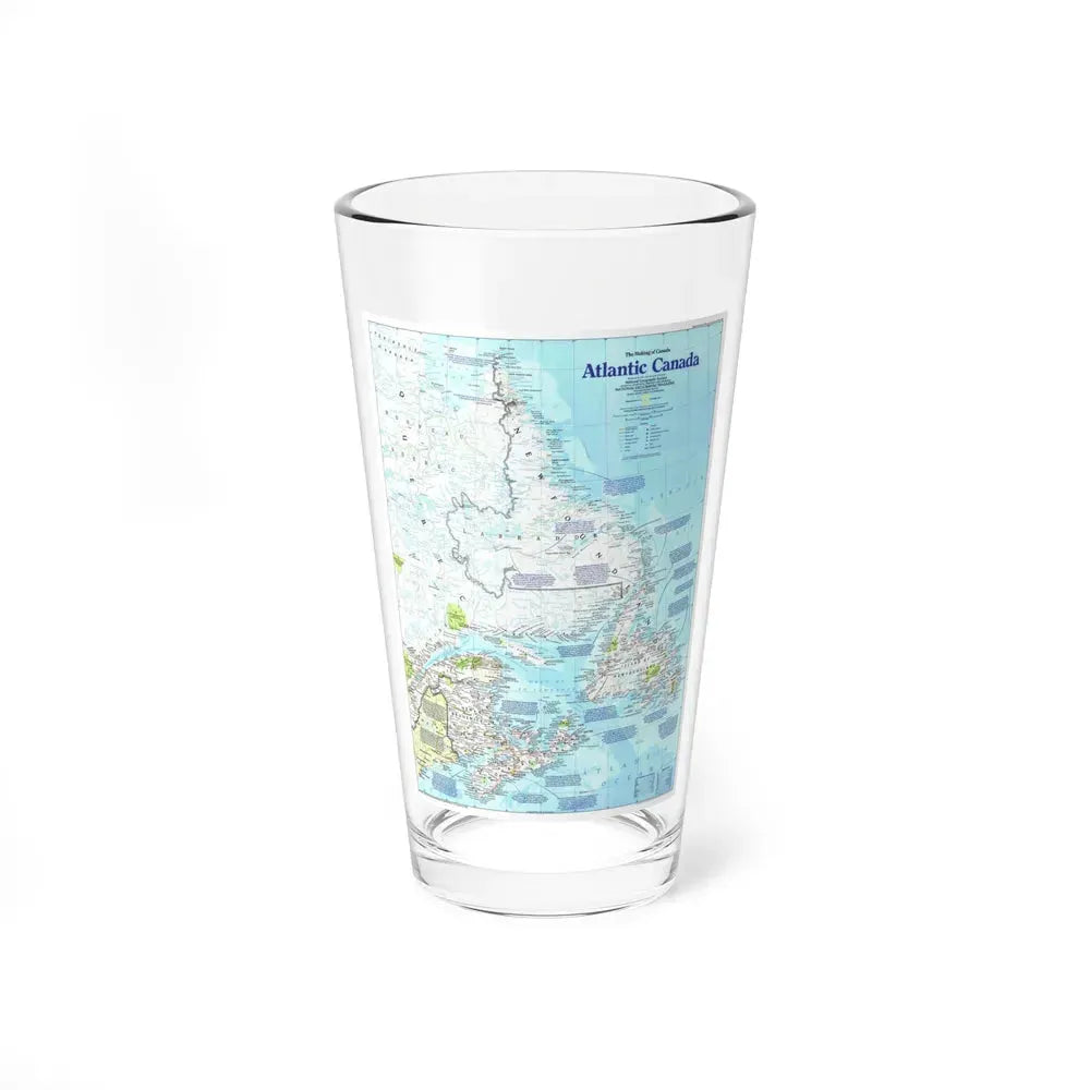 Canada - Atlantic 1 (1992) (Map) Pint Glass 16oz