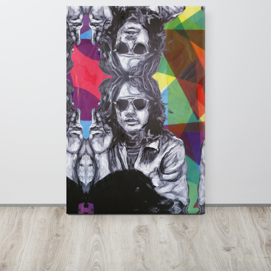 Janis Joplin Large 24x36 Canvas DDuffy