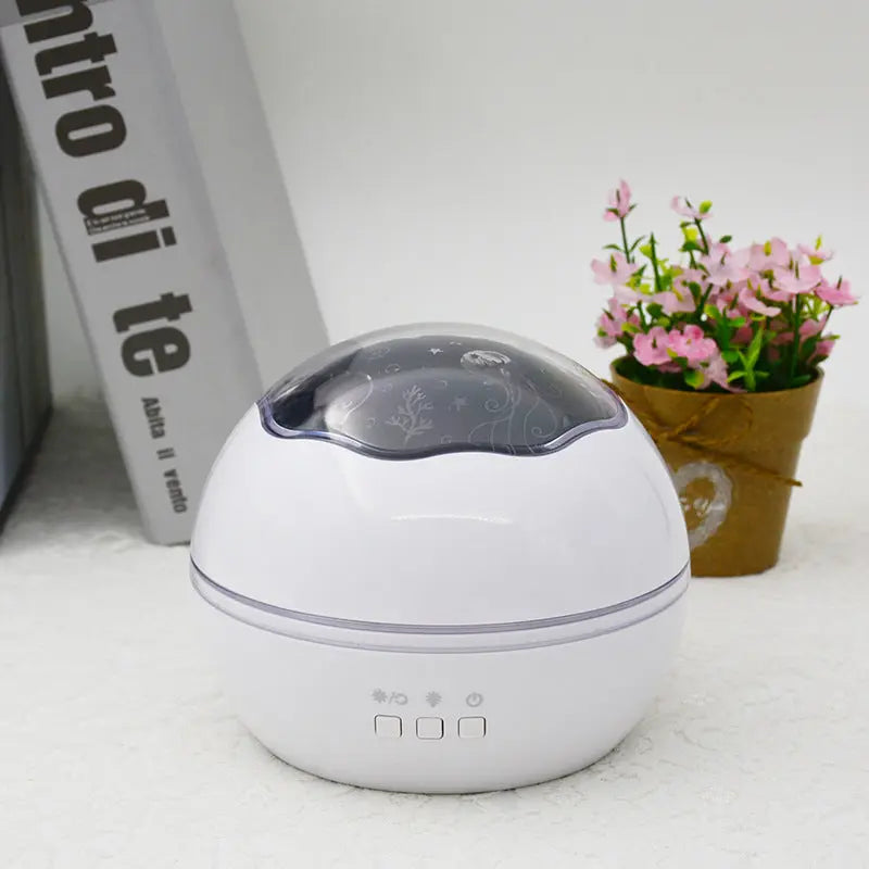 Small Ball Starry Sky Lamp 360-degree Rotating Projection Lamp Atmosphere USB Night Light Full of Stars