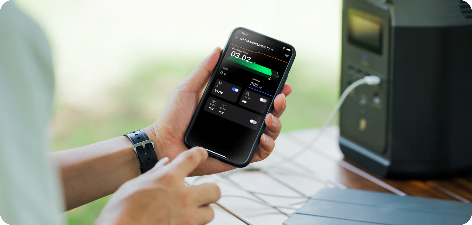 Control, monitor, and manage your energy use with the EcoFlow Delta Solar Generator App