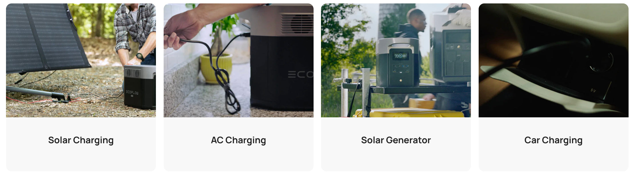 EcoFlow DELTA Max Portable Power Station Charging Options