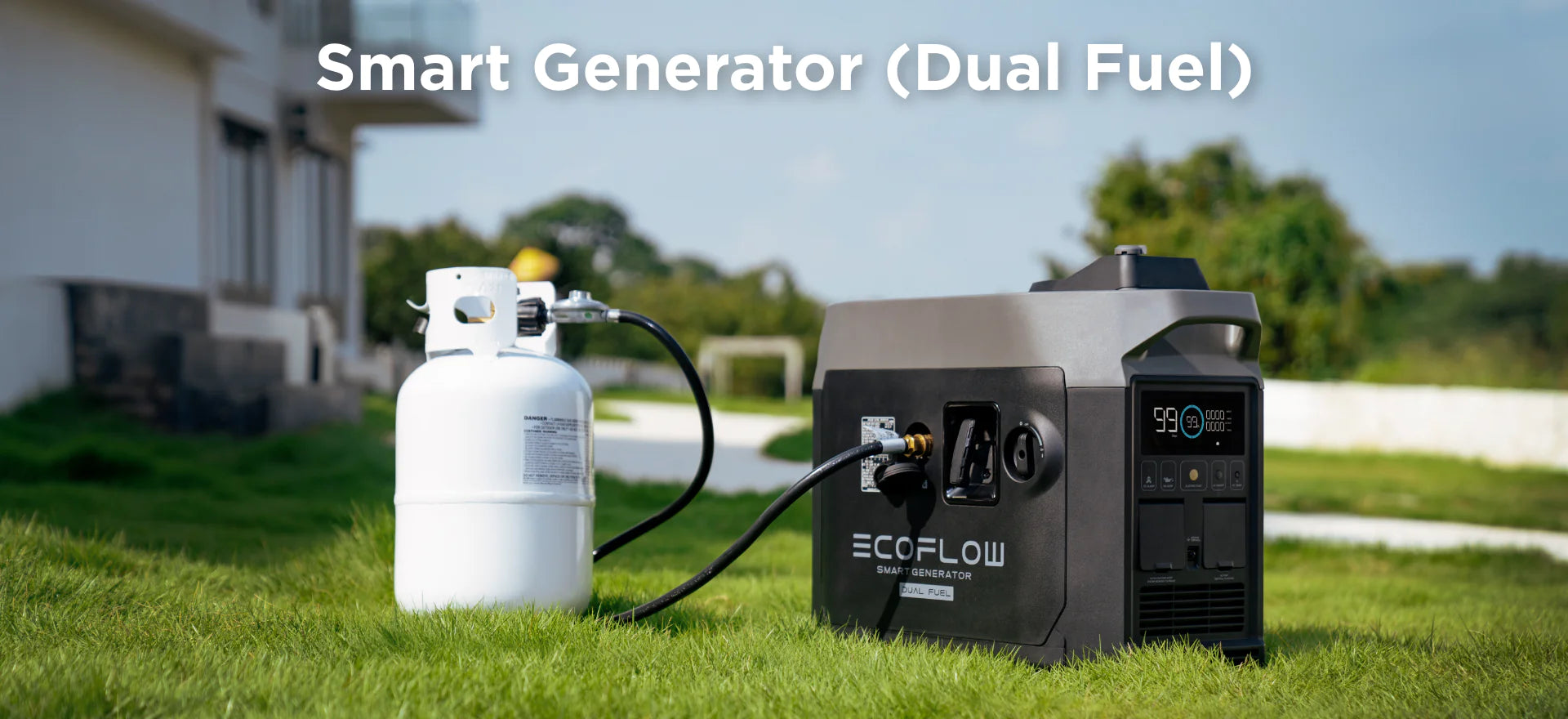 Home Power Backup Solution EcoFlow DELTA Pro + Smart Generator (Dual Fuel)