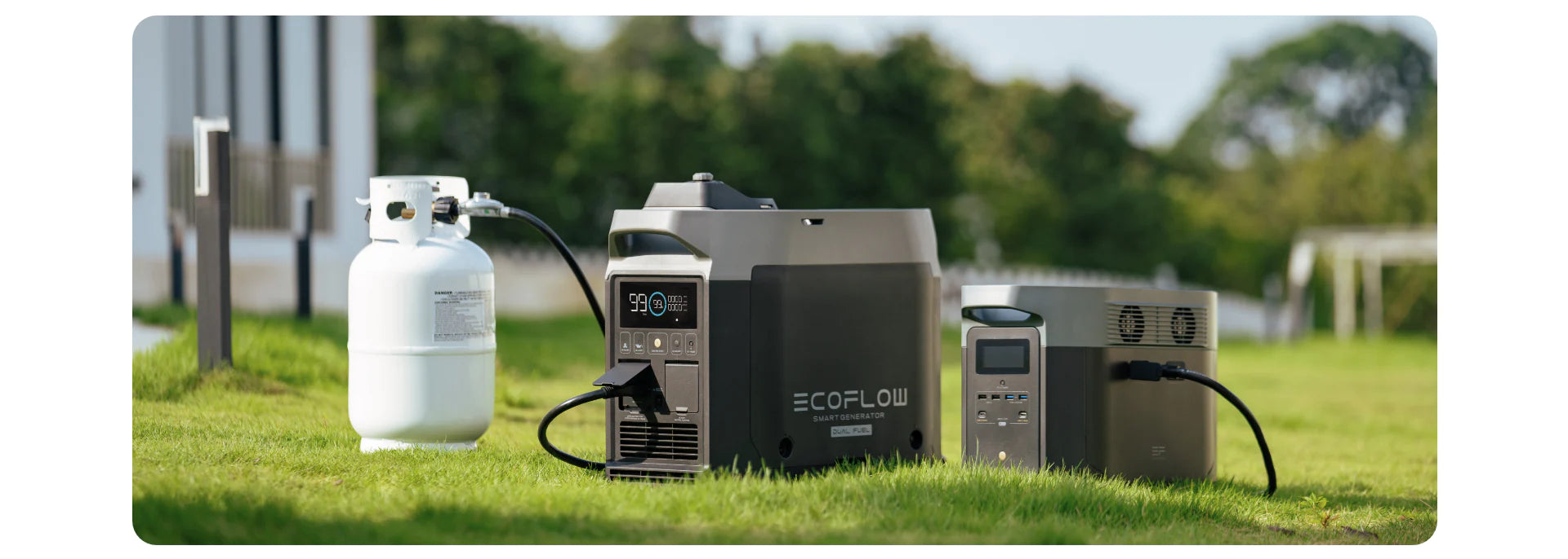 EcoFlow DELTA Pro +  Smart Generator (Dual Fuel) Gas And Battery Fuel