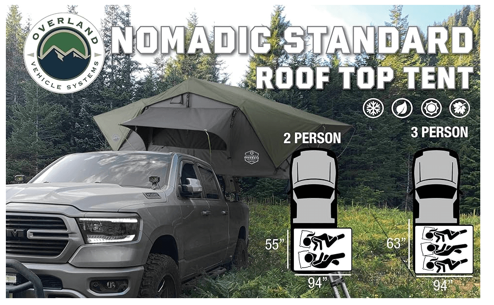 OVS Nomadic 3 Standard 4-Season Vehicle Roof Tent