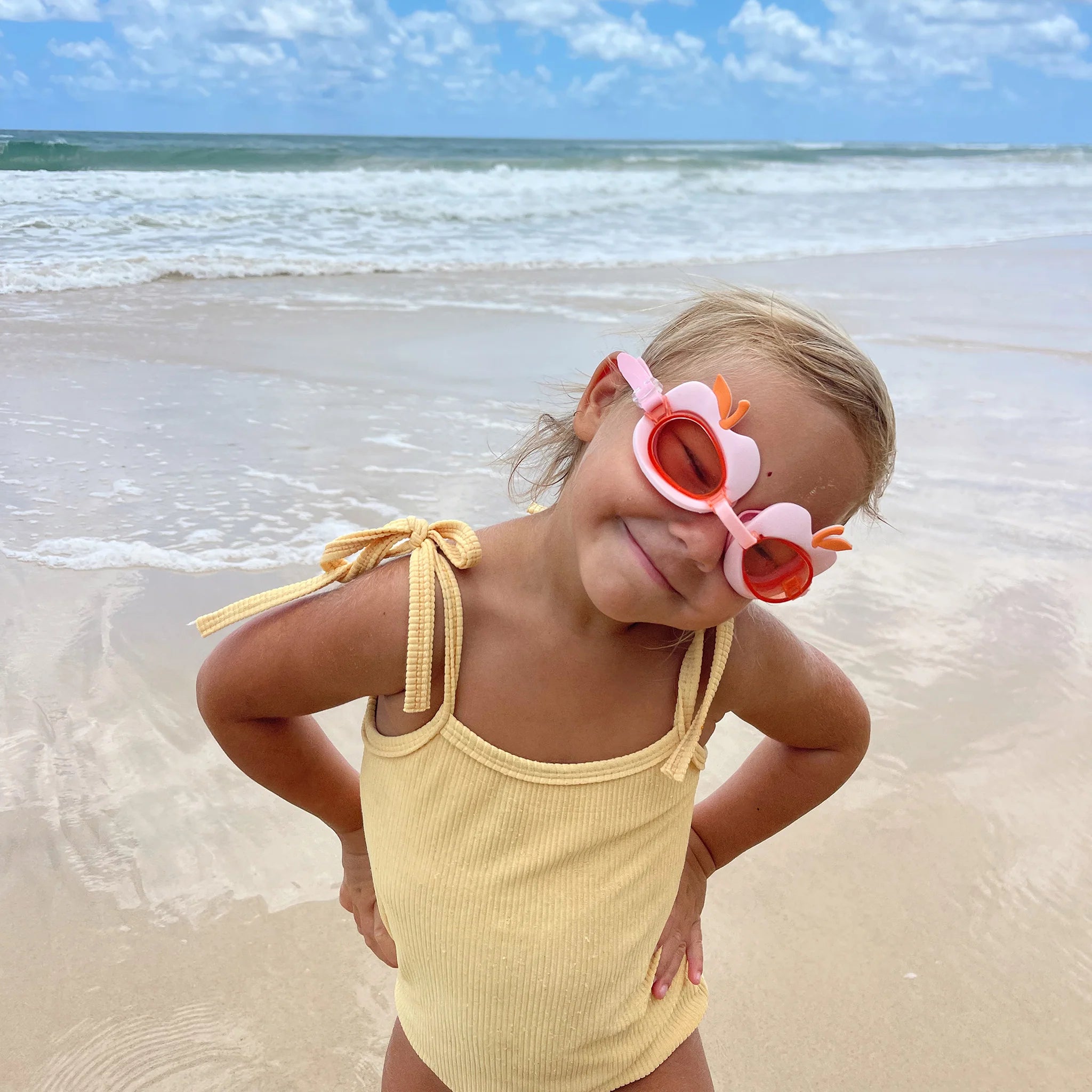 Swimming Goggles Cotton Candy Cherry