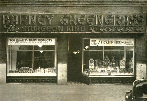 Barney Greengrass storefront from the 30's