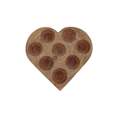 Multi-Size Heart Wood Display (Cedar) Displays MER 