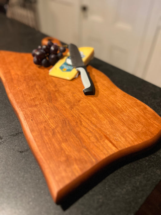 Live Edge Cherry Cutting Board – Created Hardwood