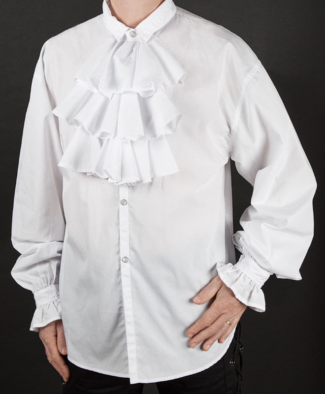 Mans frilled dress shirt – The Dark Angel