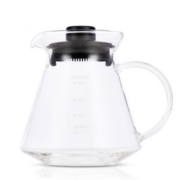 Yama Glass Cone Coffee Dripper - Stainless Steel