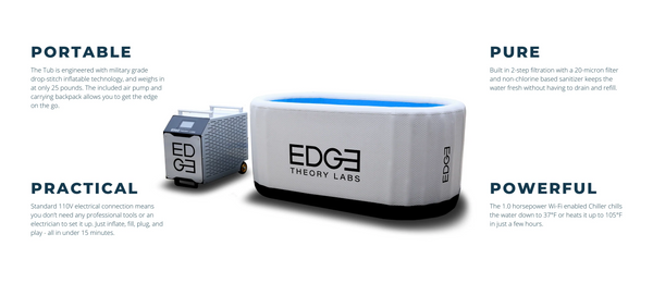 The Edge Tub, Portable Cold Tub