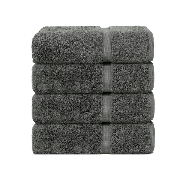 Plush White Towel Spa Bundle (2 Wash + 2 Hand + 4 Bath Towels)