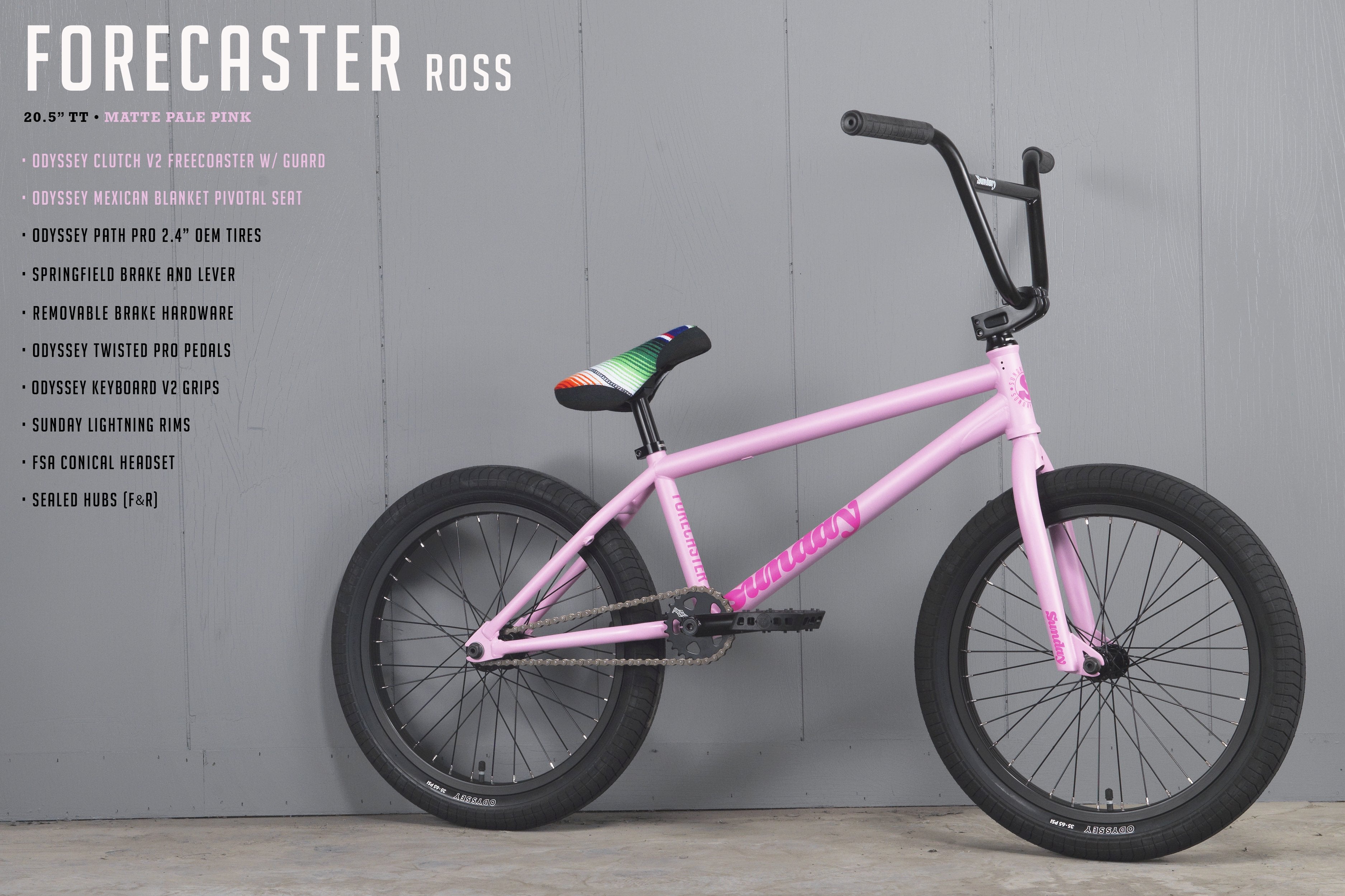 pink bike with training wheels
