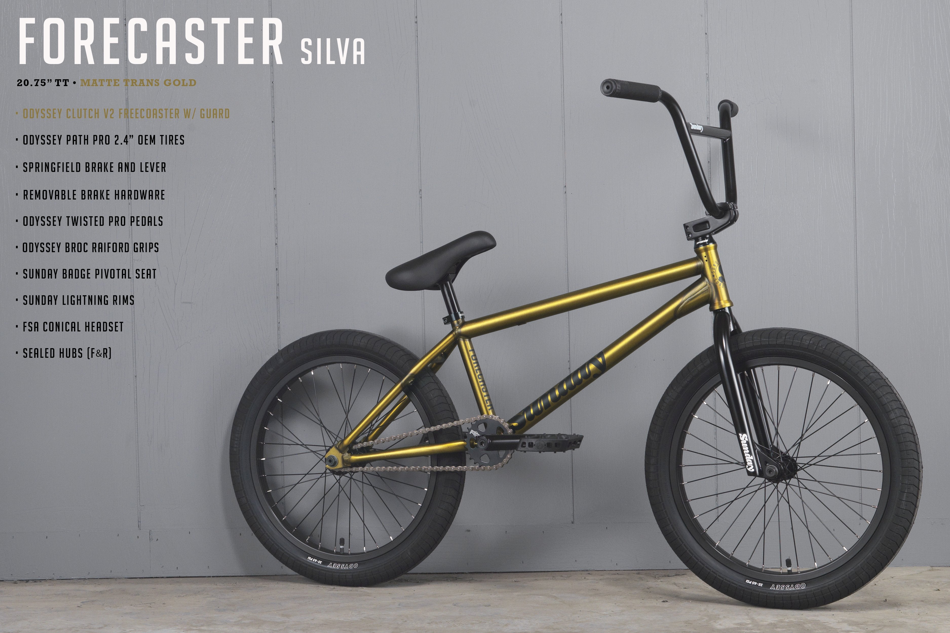 sunday bmx forecaster