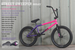 2022 Sunday Street Sweeper - Jake Seeley Signature (Matte Hot Pink to Matte Grape Fade with 20.75" tt in LHD or RHD)