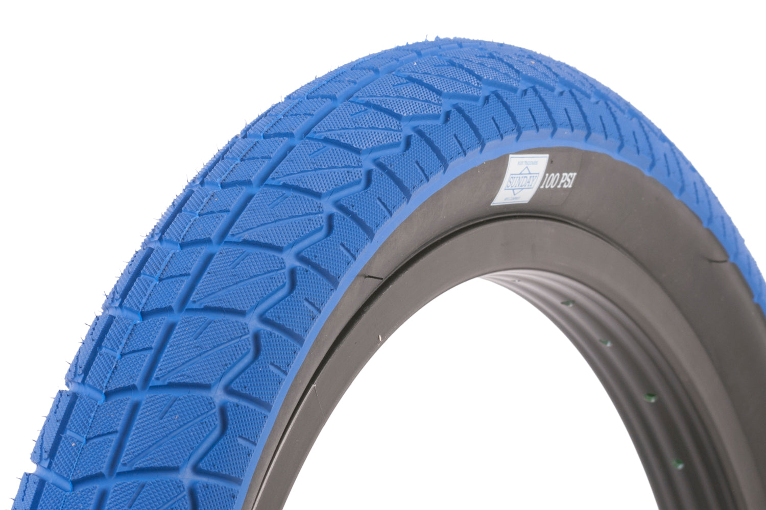 blue bike tires