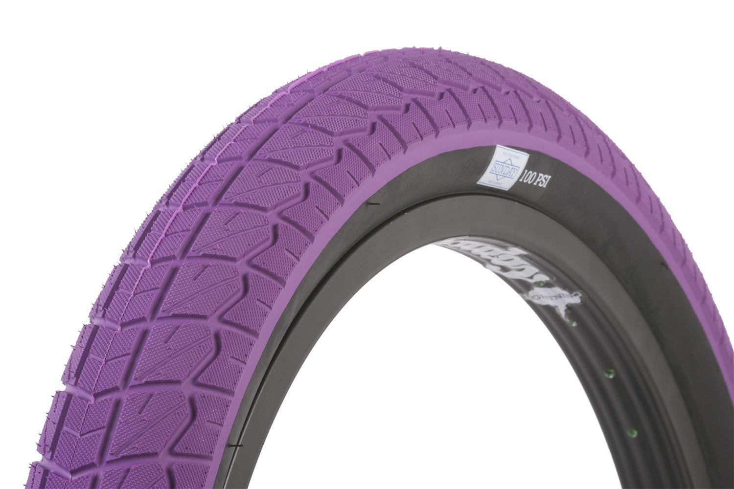 purple bike tires