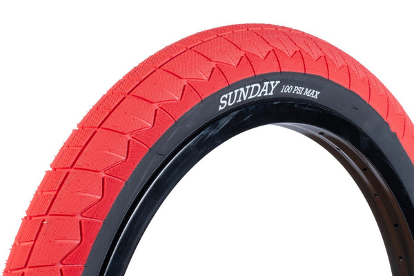 red bmx tires