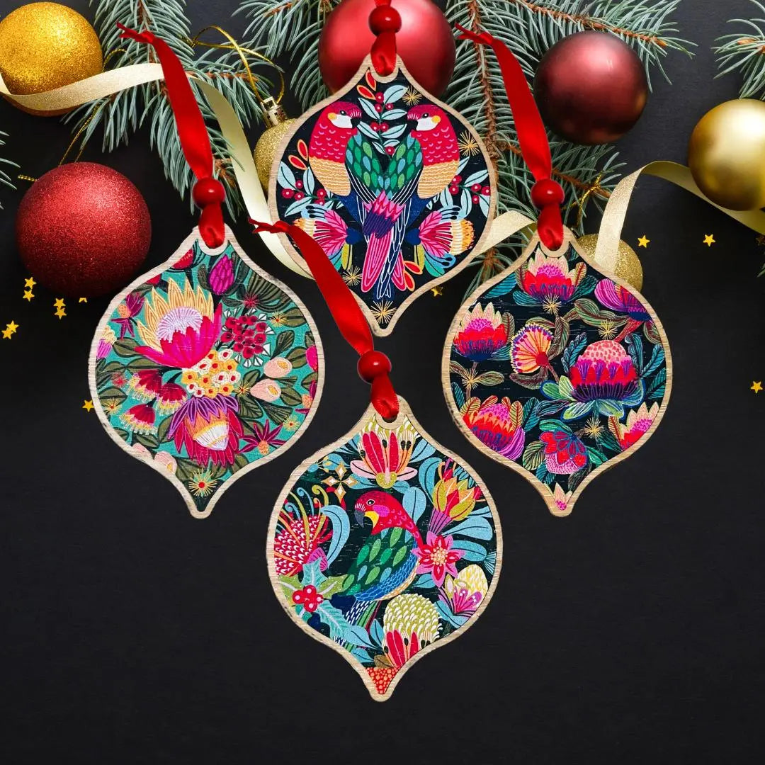 Australiana Christmas Bauble Set Kirsten Katz