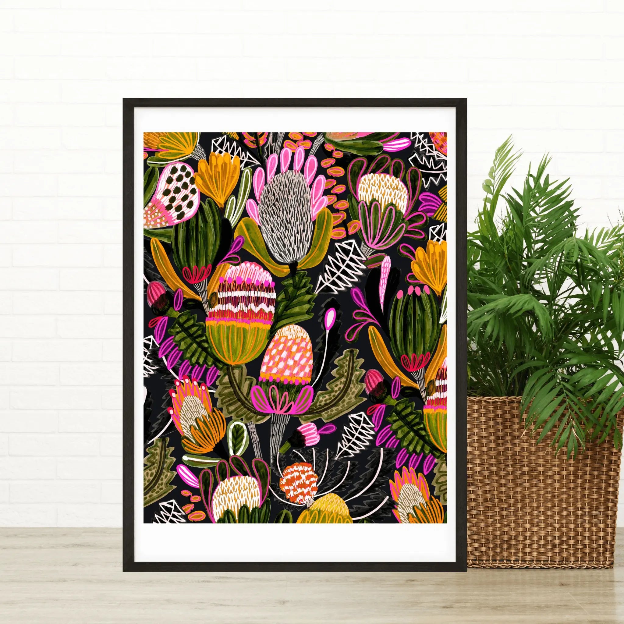 Bush Bankisa Modern Wall Art Print Kirsten Katz