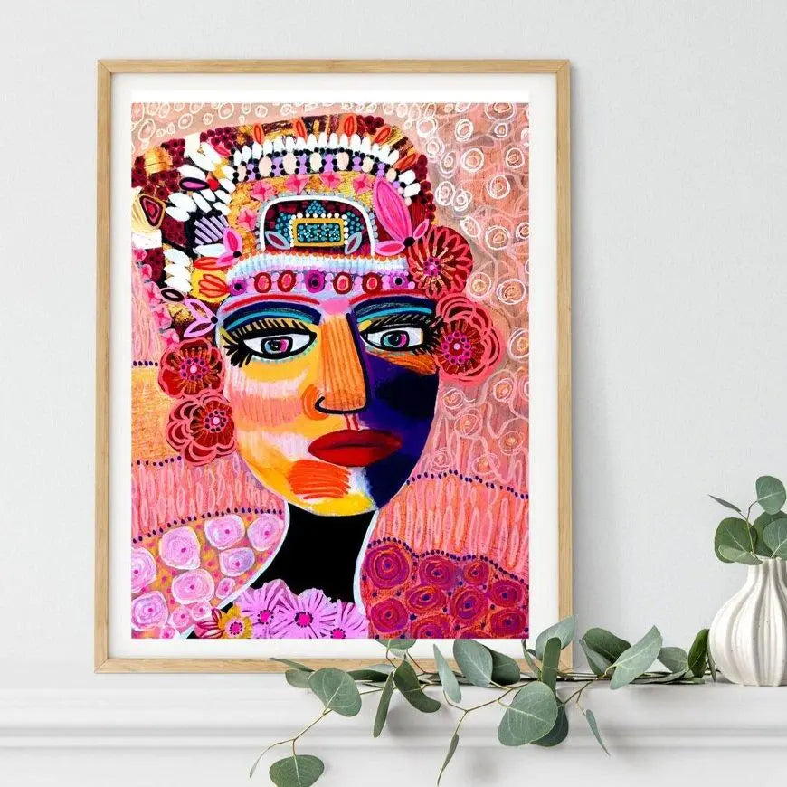 Empress Modern Art Print Kirsten Katz