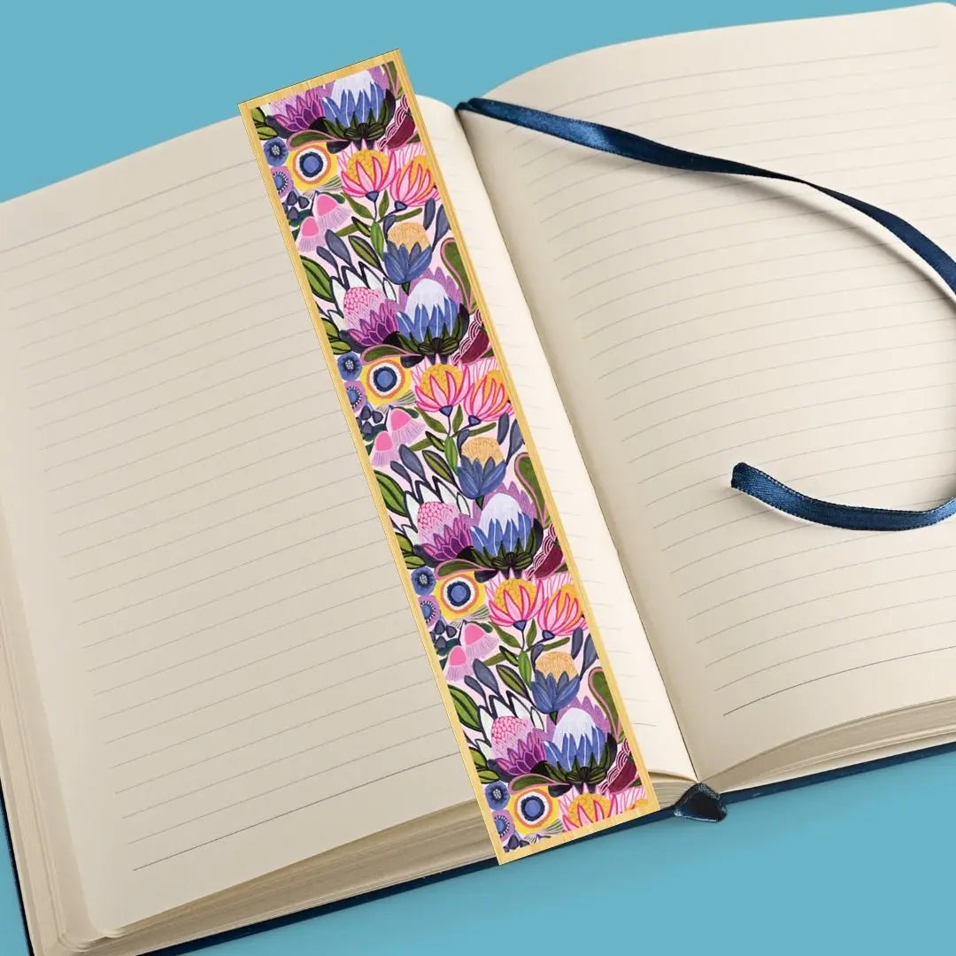 Protea Magnifica Australian Wooden Bookmark - Kirsten Katz