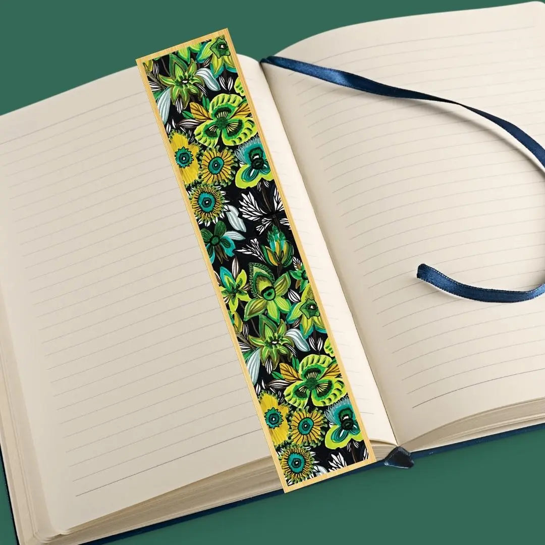 Rainforest Flowers Australian Wooden Bookmark - Kirsten Katz