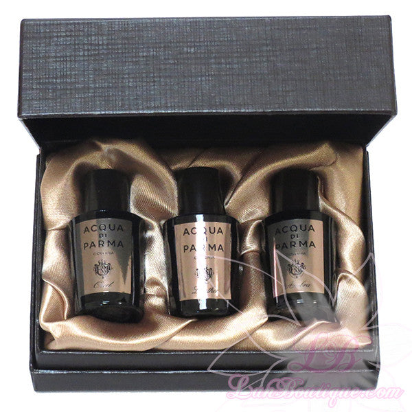 Acqua Di Parma Colonia Ambra Leather Oud Deluxe Trio Lan Boutique