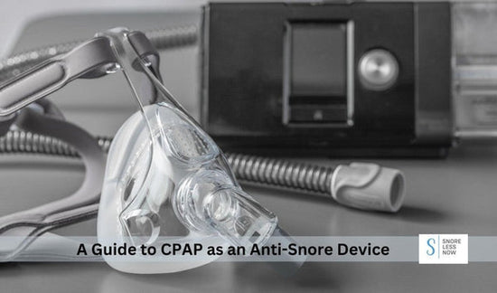 Picture of CPAP mask and tubing