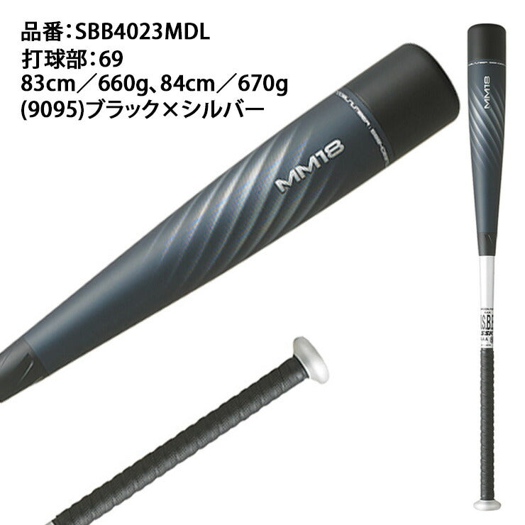 SSK 一般軟式 バット MM18 ミドルライトバランス SBB4023MDL エスエスケイ ssk23ss