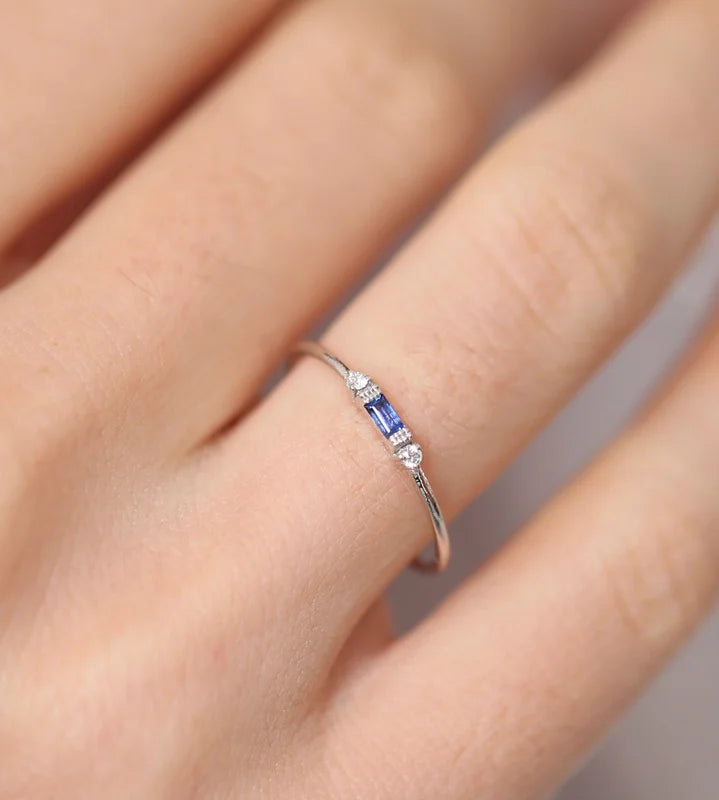 Oclie Emerald Zircon Sterling Silver Ring - Image 5