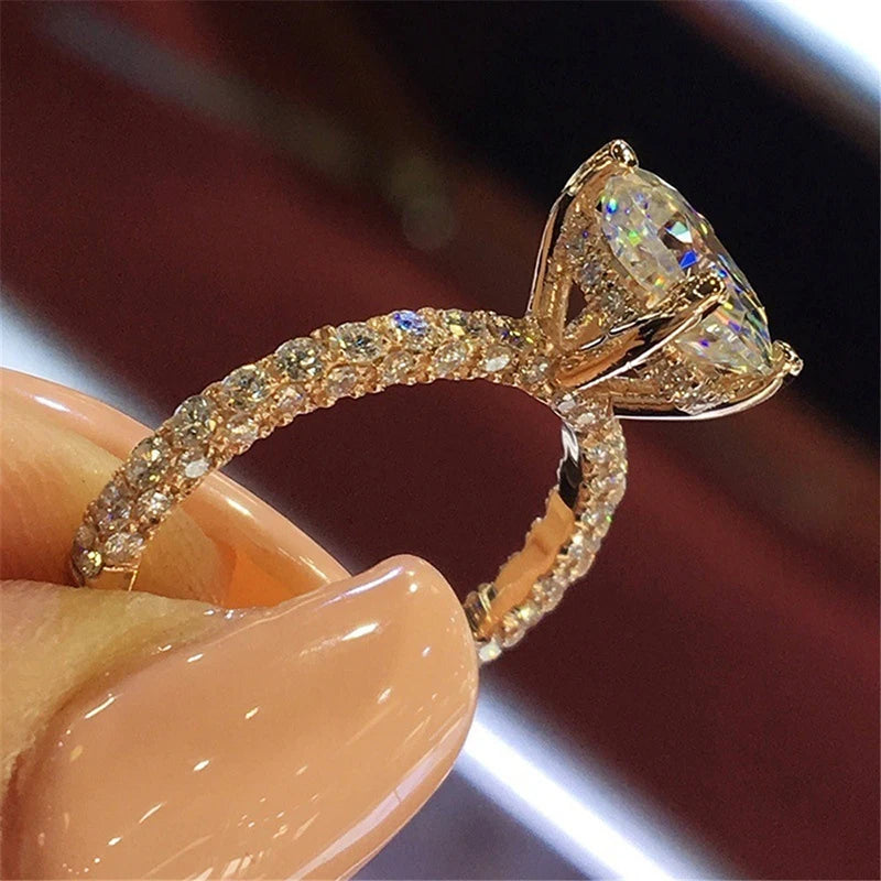 Undiw Romantic Vow Sincere Commitment Engagement Ring - Image 13