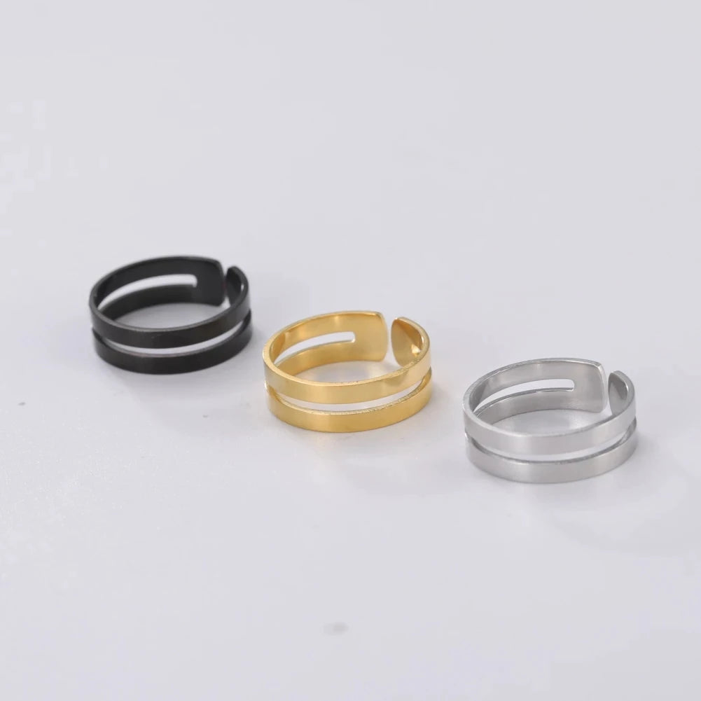 Uneju Custom Double Name Ring for Family - Image 5