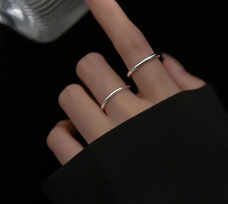 Chicya Fashion Sterling Silver Wedding Ring - Image 8