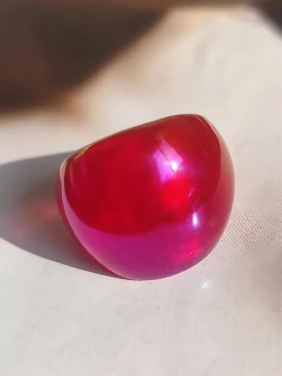 Unegi Handmade Glass Ring – Unique Neutral Design - Image 35