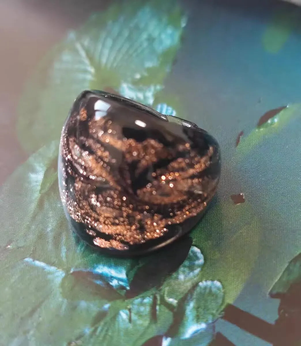 Unegi Handmade Glass Ring – Unique Neutral Design - Image 36