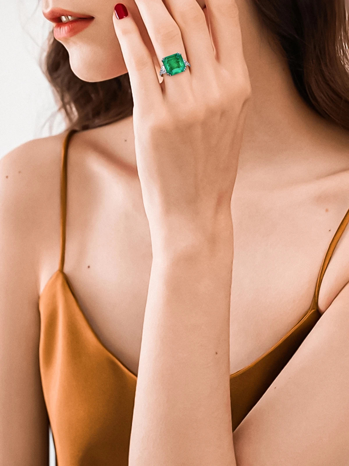 Oclie Square High Carbon Diamond Ring - Image 10