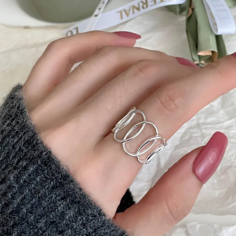 Undiw 925 Sterling Silver Moonstone Ring for Women - Image 4