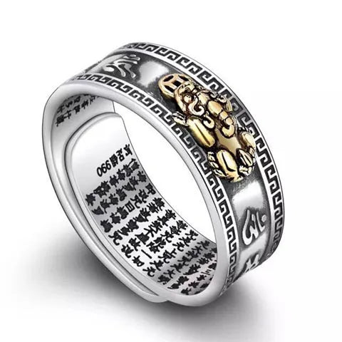 Unegi Feng Shui Mantra Ring – Symbol of Luck & Balance - Image 4