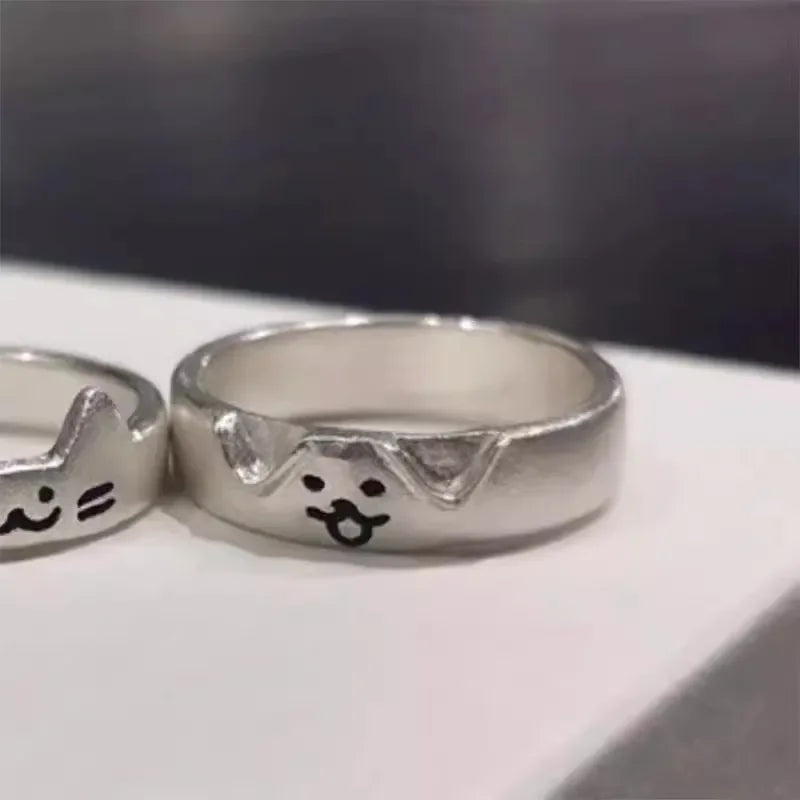 Uneju 2pcs Animal Couple Friendship Rings - Image 4