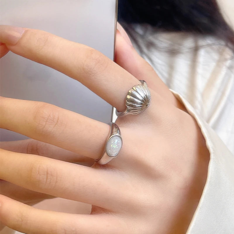 Uneju Holiday Starfish Open Friendship Ring - Image 8