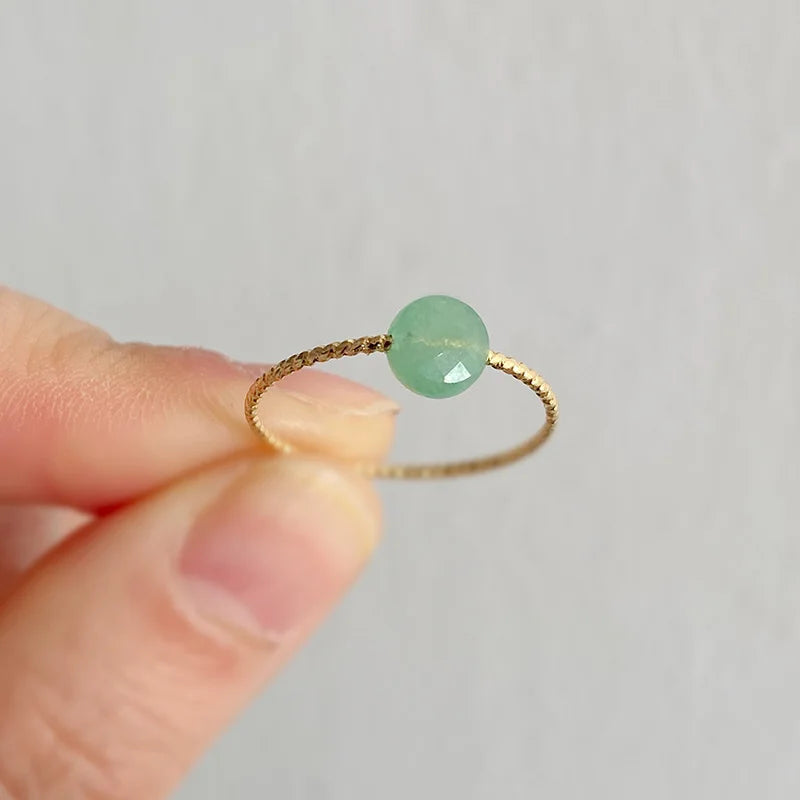 Chicya Natural Irregular Stone Beads Ring - Image 19
