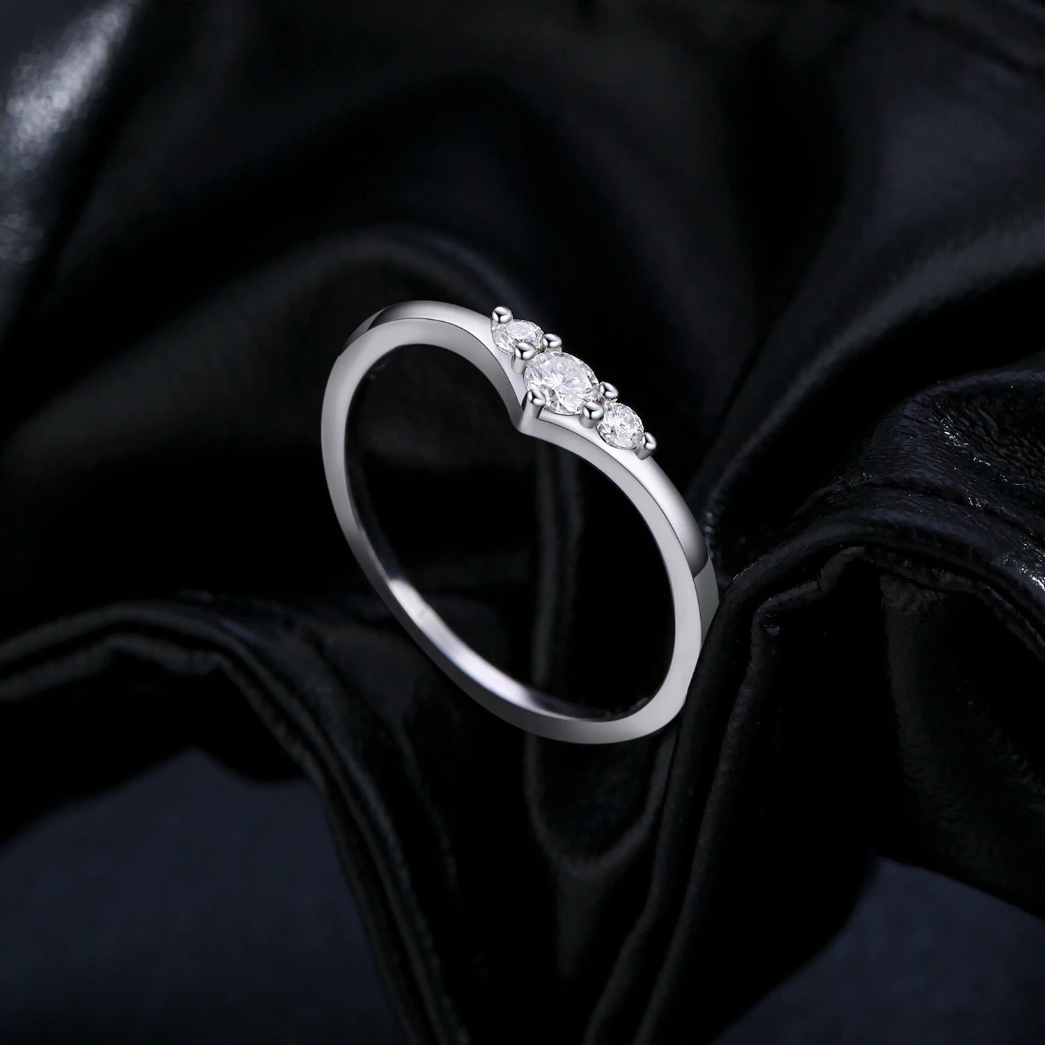Simple Eternity Moissanite Ring