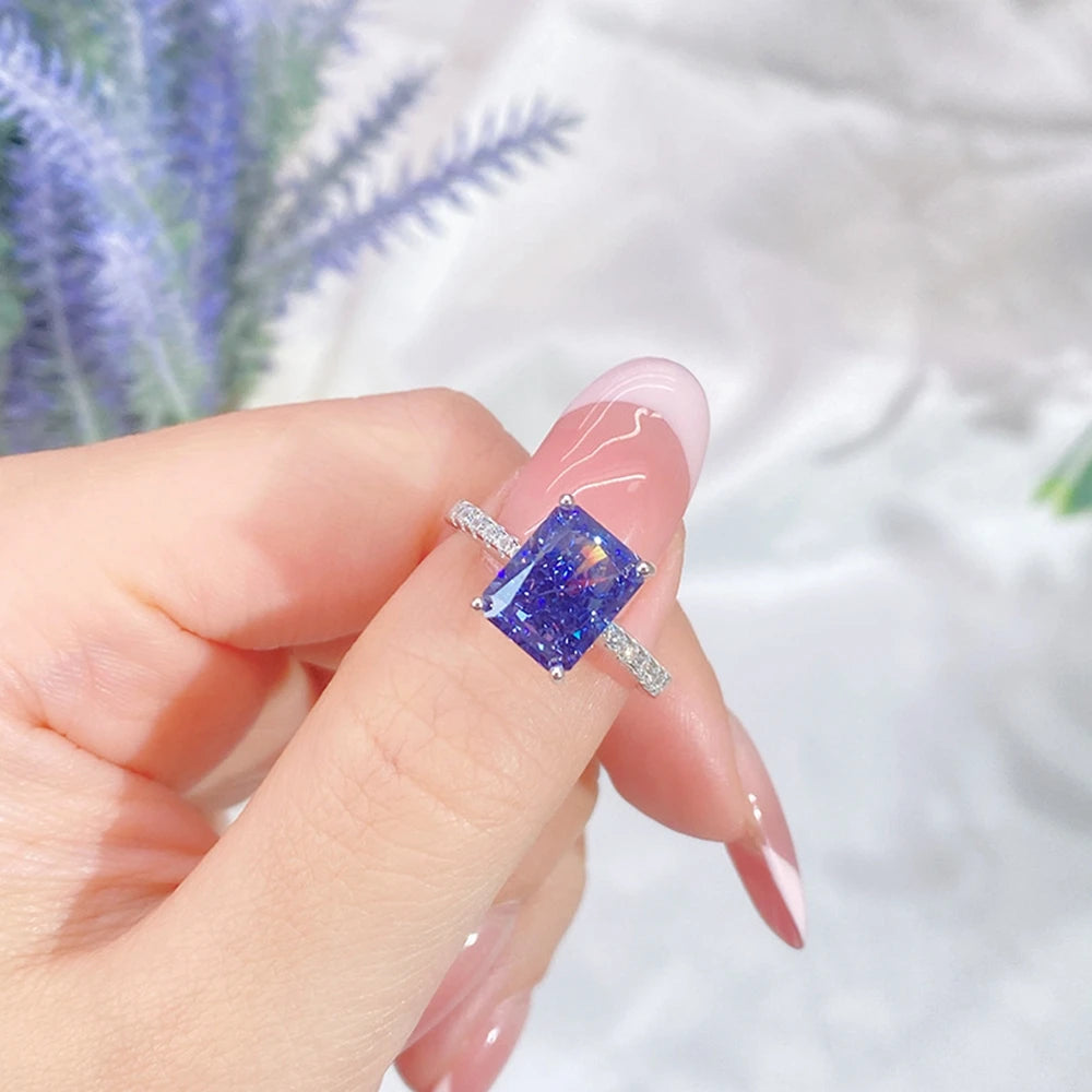 Oclie Crushed Ice Cut Tanzanite & Gemstone Ring - Image 12