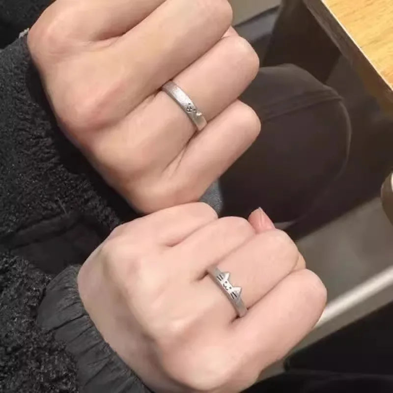Uneju 2pcs Animal Couple Friendship Rings - Image 6