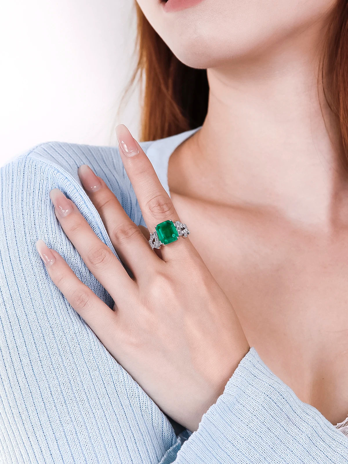 Oclie Square High Carbon Diamond Ring - Image 6