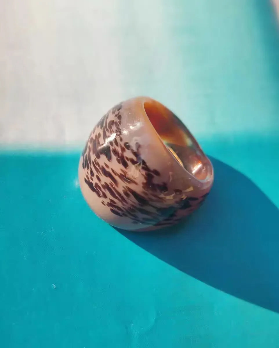 Unegi Handmade Glass Ring – Unique Neutral Design - Image 37