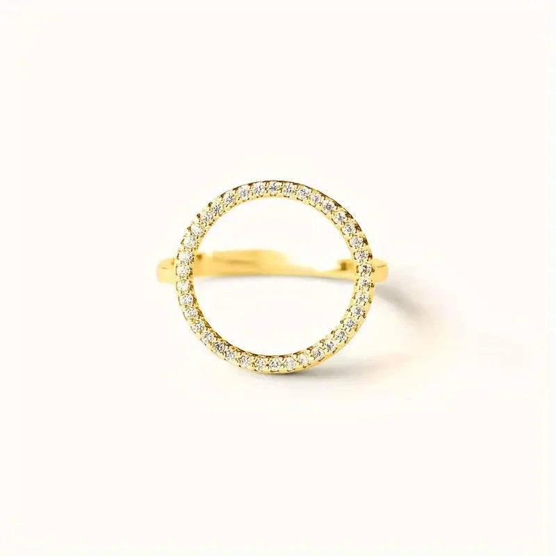 Ecooin Hollow Round-Shaped Finger Ring - Image 3